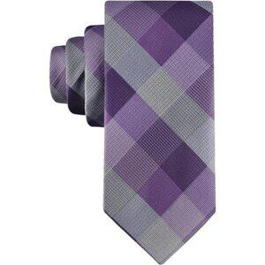 Mens Buffalo Check Necktie Self Tie Classic Plaid Dress Tie Formal Business